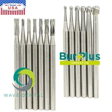 Dental Oral Surgical Bur Tungsten Carbide 25mm FG 1.6mm Round / Straight Fissure