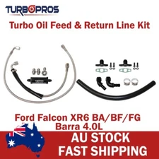 Turbo Pros Turbo Oil Feed&Return Line Kit For Ford Falcon XR6 BA/BF/FG Barra 4L