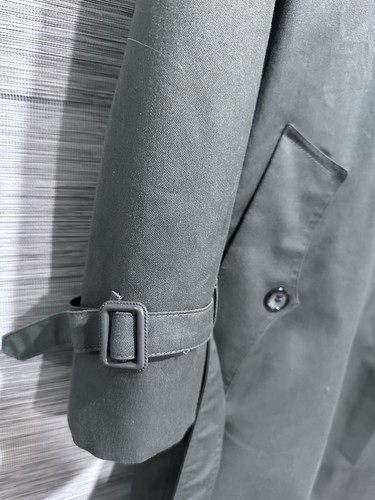 Christian Dior Monsieur Double Breasted Trench Coat Mens 42R 80s 90s Vintage - Picture 3 of 8