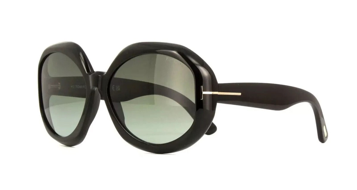 サングラス TOM FORD Tom Ford - FT1114_5452E - 52E (FT1114_5452E 52E) Tom Ford GEORGIA-02 FT1011/S 01B 62 Black/Smoke Shaded (01B