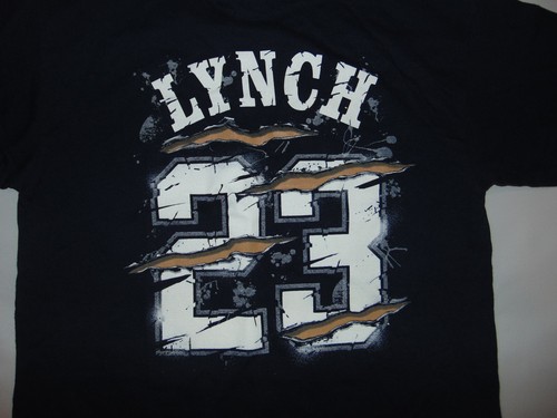 2008 Marshawn Lynch Shirt Mens Large Buffalo Bills NFL Beast Mode NEW 2 Sided * - Picture 6 of 6