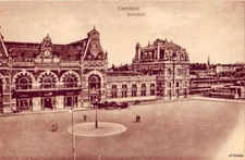 CAMBRAI FRANCE BAHNHOF 1917