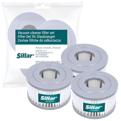 Luftfilter für Xiaomi Jimmy JV85 JV85 PRO H9 PRO Akku Staubsauger Sillar 3x