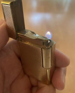 S.T. Dupont Paris France Feuerzeug gold Ligne 2 goldfarben