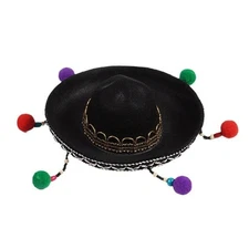 Dog Birthday Hat Headgear Puppy Sombrero Hat Pet Birthday Gift Christmas