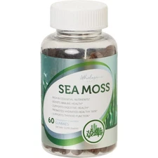 Wholesome Health Sea Moss Gummies 60 Ct Digestive, Immune & Healthy Hair & Skin