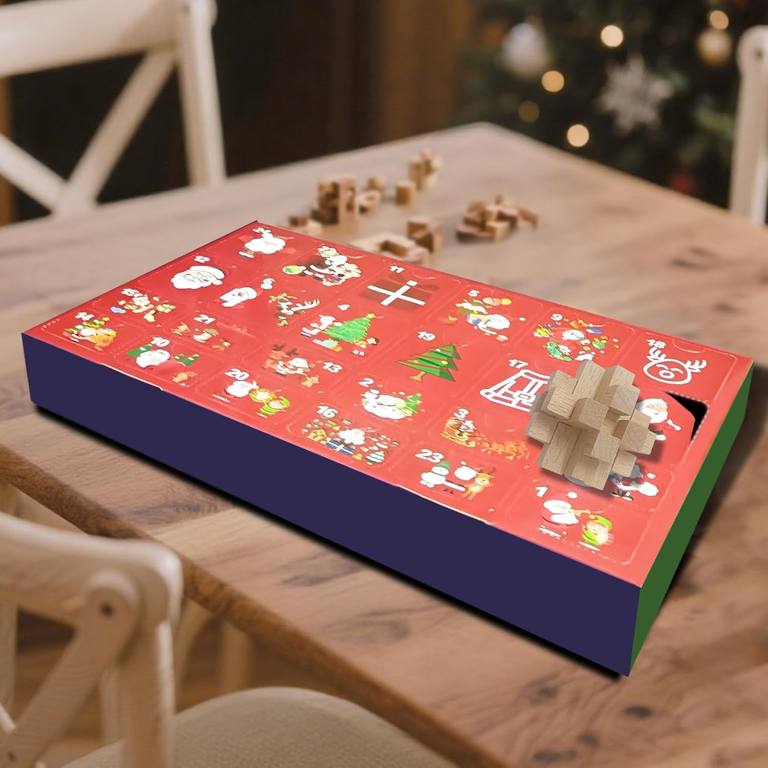 2025 Brain Teaser Advent Calendar: 24-Day Christmas Countdown with IQ Logic Puzz