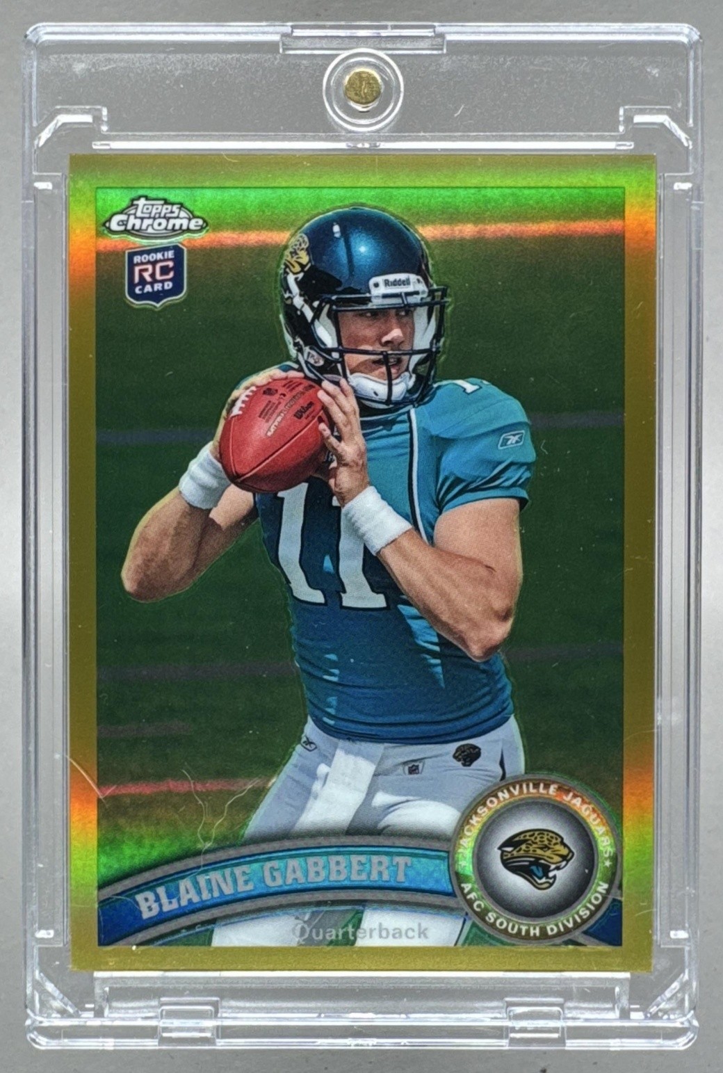 Blaine Gabbert Topps Chrome #55 Gold Refractor