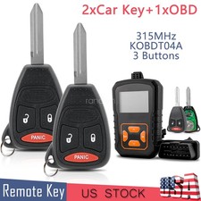 2 Remote Key Fob Programmer For Dodge Durango Dakota 2005 2006 2007 2008 2009