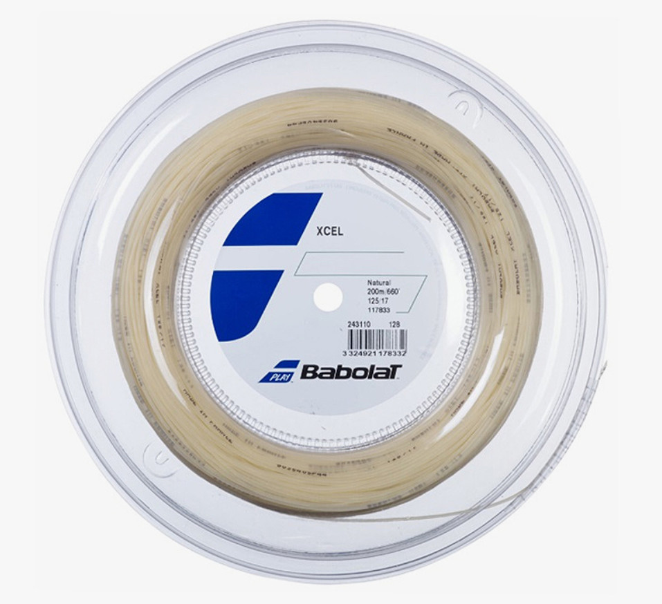 Babolat Xcel 1.25mm 17G 660ft 200m Tennis Racket String Reel