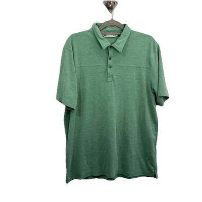 Travis Matthew Mint Green Short Sleeve Golf Polo Size XL