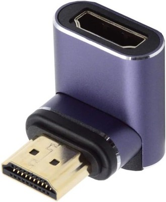 NFHK Video-Adapter, 90 Grad nach unten abgewinkelt, vertikal, magnetisch, 8K