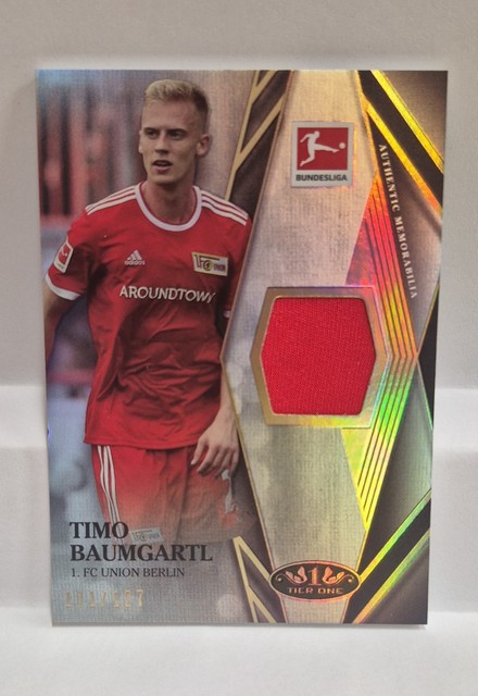 2021-22 Topps Tier One Bundesliga - Tier One Relics Timo Baumgartl #TOR-TB /127
