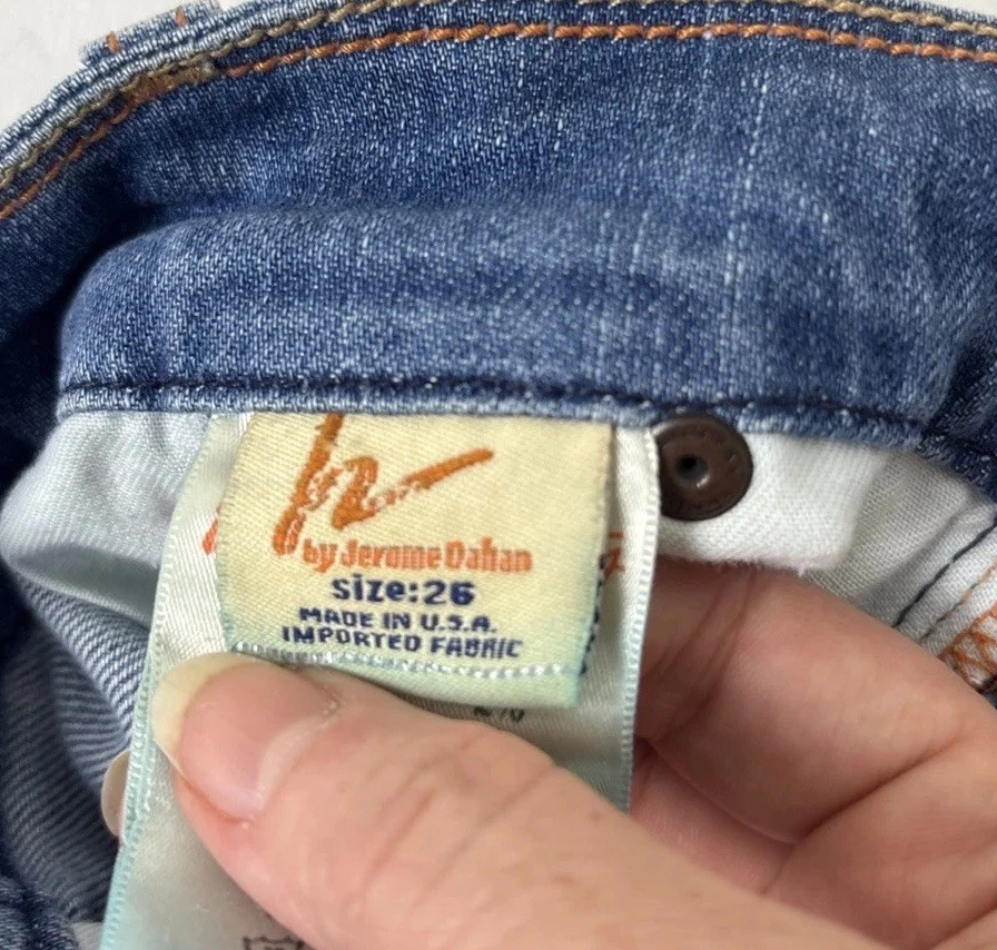 Citizens Of Humanity Low Rise Cut-Off Denim Shorts Size 26 Blue Jeans - Image 4 of 4