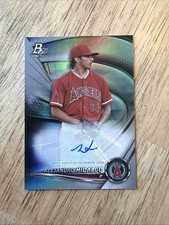 Alejandro Hidalgo 2022 Bowman Platinum #TOP-20 Auto Los Angeles Angels