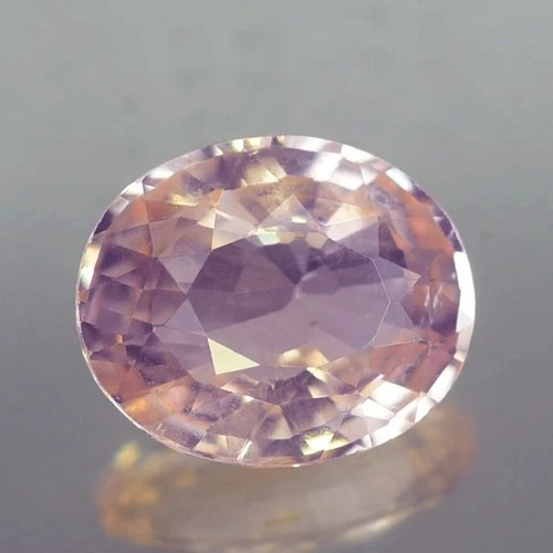 1.538CT CERTIFIED AA UNHEATED OVAL ORANGE PINK PADPARADSCHA SAPPHIRE NATURAL