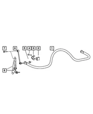 Genuine Mopar Stabilizer Bar Bushing Mounting 52089485AE