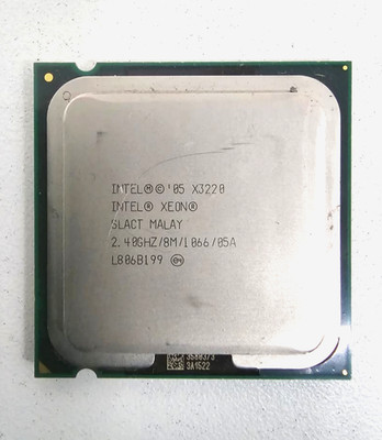 Intel Xeon 05 X3220 Processor SLACT MALAY 2.40GHz/106605A L806B199 3A1522 Tested