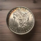 1885 O Morgan 90% Silver Dollar UNC 🌟 Luster Toning WHITE Reverse 👀 🤯 🤩