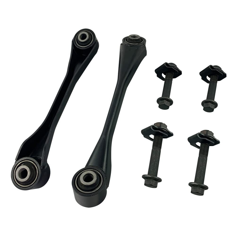 4PCS Rear Driver and Passenegr Side Upper & Lower Trailing Arm Compatible