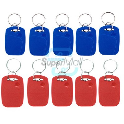 5/10/100 125Khz 13.56Mhz TK4100 ID & FM1108 IC Dual Chip RFID NFC Keytag Key Fob