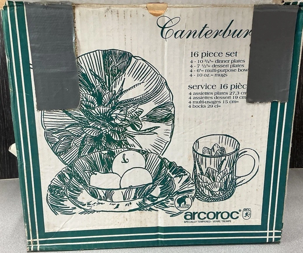Service à café arcoroc - 4 tasses Service à café arcoroc - 4 tasses