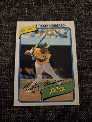 2016 Topps Berger's Best Rickey Henderson #BB-29 Athletics HOF 