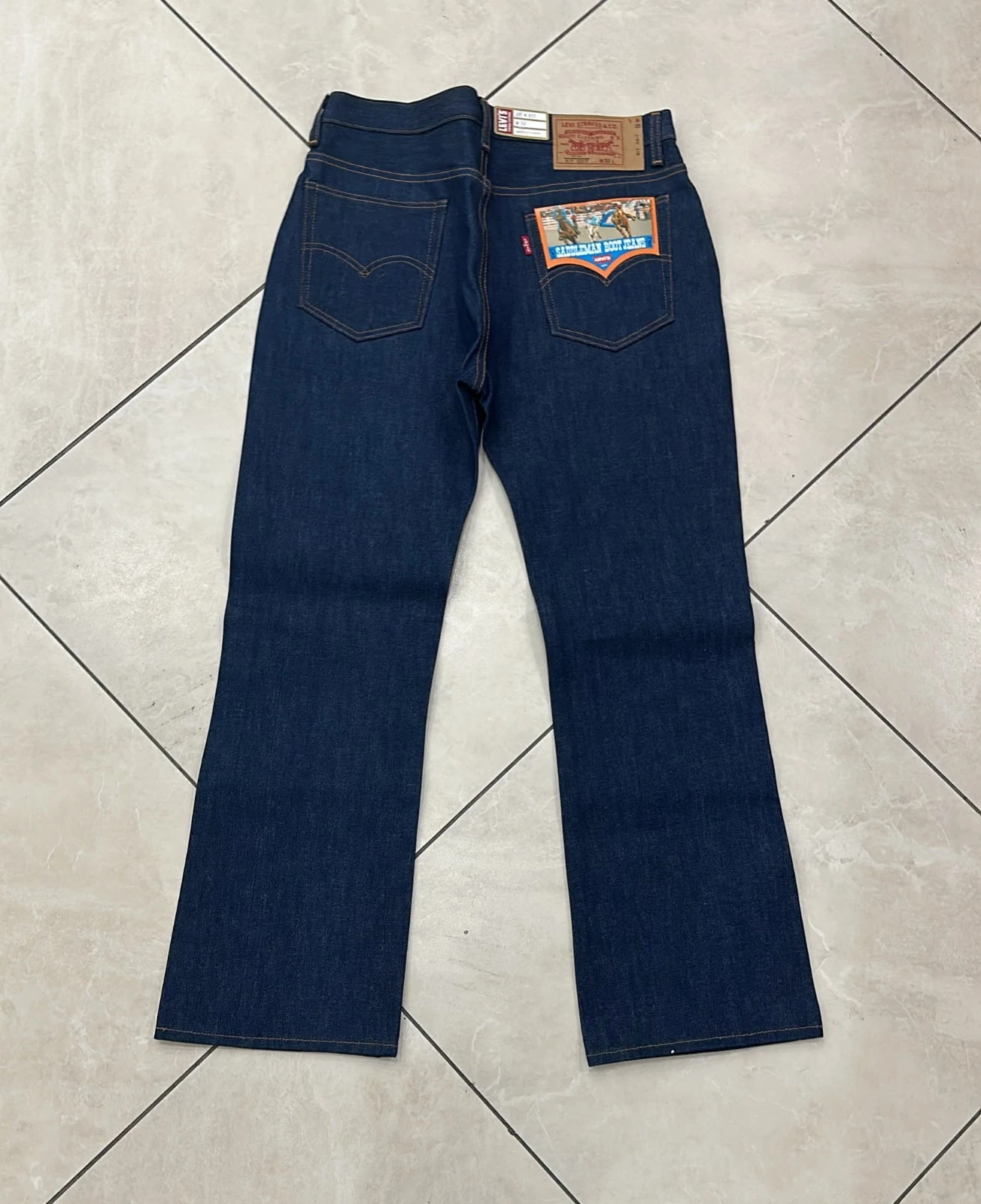 LVC Levi's Vintage Clothing 1970 517-0217 Bootcut Jeans SIZE 32 RIGID DENIM