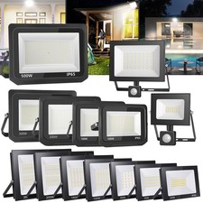 LED Strahler 10W-500W Außen Fluter Flutlicht Baustrahler Scheinwerfer 230V IP65
