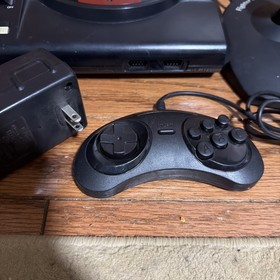 Sega Genesis 16-Bit System Model No. 1601 W/Hookups, Controller And Fighter Stic