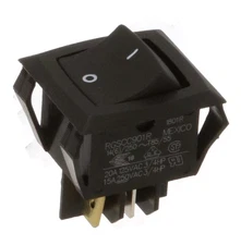 CARLING TECHNOLOGIES RGSCC901-R-B-B-E SWITCH, ROCKER, DPDT, 20A, 250V, BLACK ...