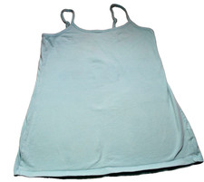 TORRID SPAGHETTI STRAP CAMISOLE ladies size 0/M solid lt blue adjustable strap