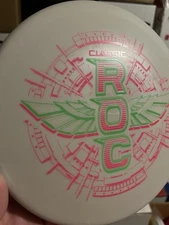 NEW! Innova KC Pro Classic Roc White w/ Pink & Green stamp @ 175 Disc Golf (2)