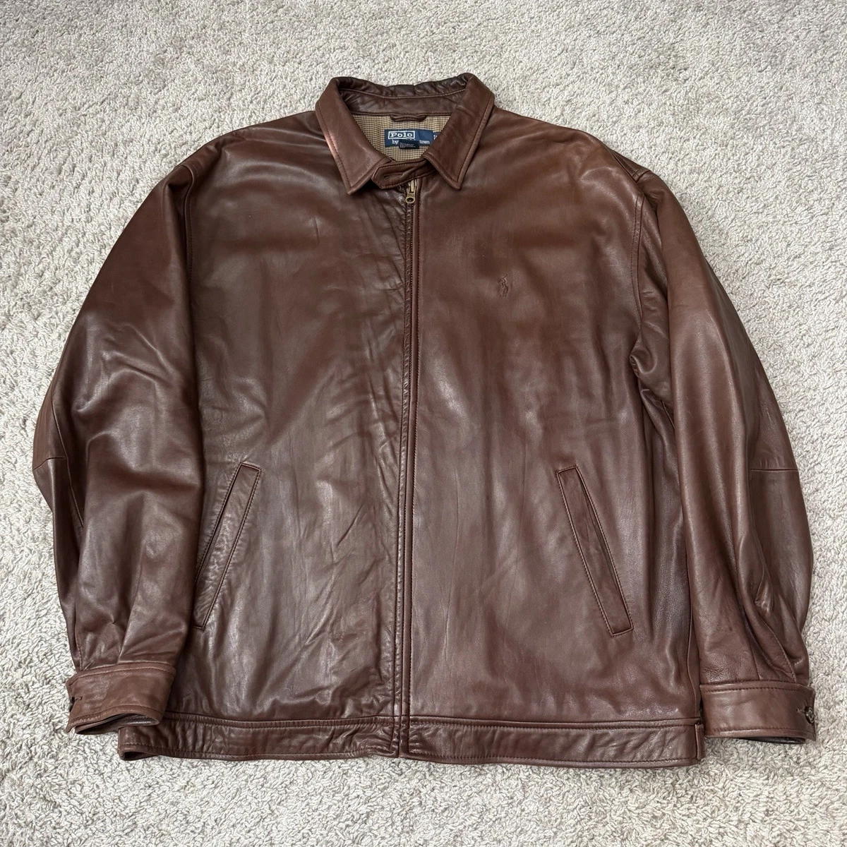 Polo Ralph Lauren Regular Size XL Leather Outer Shell Coats