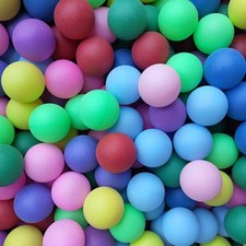 70 Pcs Colorful Table Tennis Balls, 40mm Plastic Ping Pong Balls Bulk, Entert...