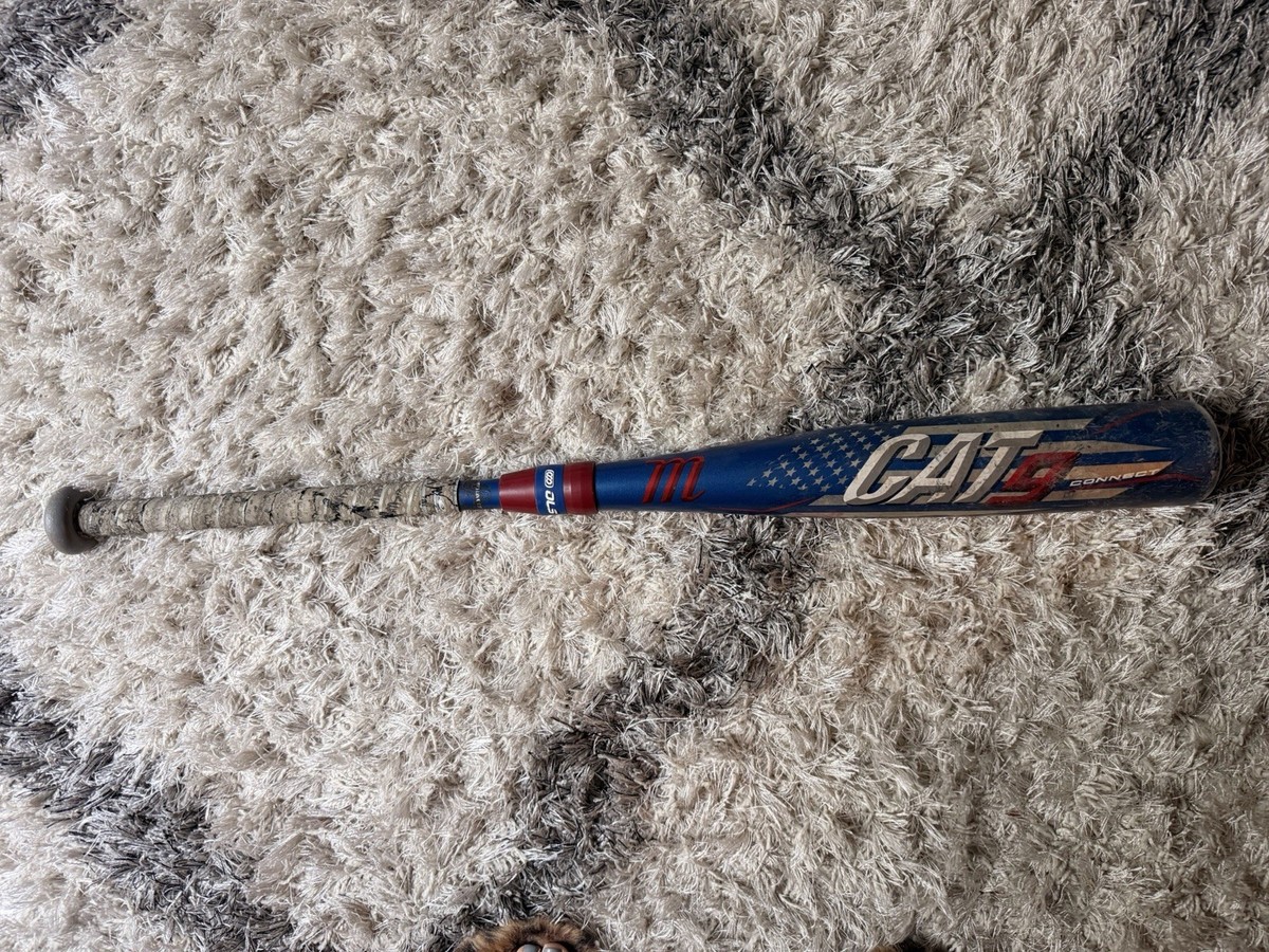 Batte De Baseball Marucci Cat9 Connect (-10) 30/20 Oz, Manche 2 3/4, Jeune, USSSA