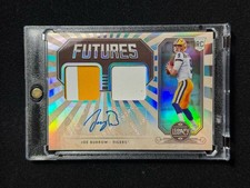 2020 Panini Legacy Joe Burrow Futures Dual Patch Auto RC #1/50 First 1/1 Print