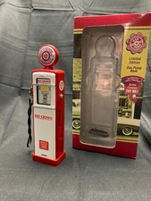 Crown Premiums Red Crown 1950's Gas Pump Coin Bank, Limited Edition, NEW IN BOX