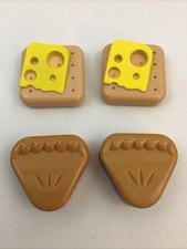 LeapFrog Shapes  Sharing Picnic Basket Accessories ONLY Food Pieces Lot Of 4