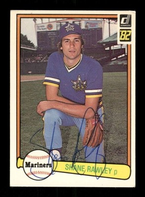1982 Donruss #352 Shane Rawley signed autograph  vintage ballpoint EAA1 BXCP71