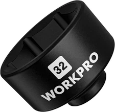 WORKPRO 32mm Oil Filter Socket Wrench, Removal Tool, 
