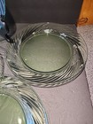Vintage Set Of 6 Corning Pyrex FESTIVA Spring Green Glass Dinner Plates 10.75" — photo 6