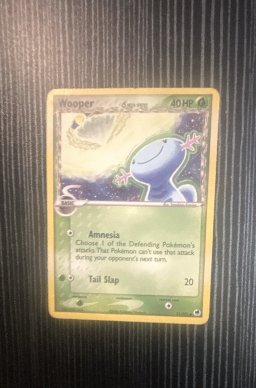Wooper (Delta Species) 71/101 Dragon Frontiers Regular