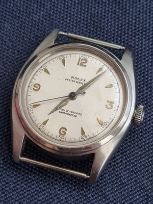Seltene Rolex Oyster Bublebak Automatik Chronometer Uhr Swiss funktioniert nicht