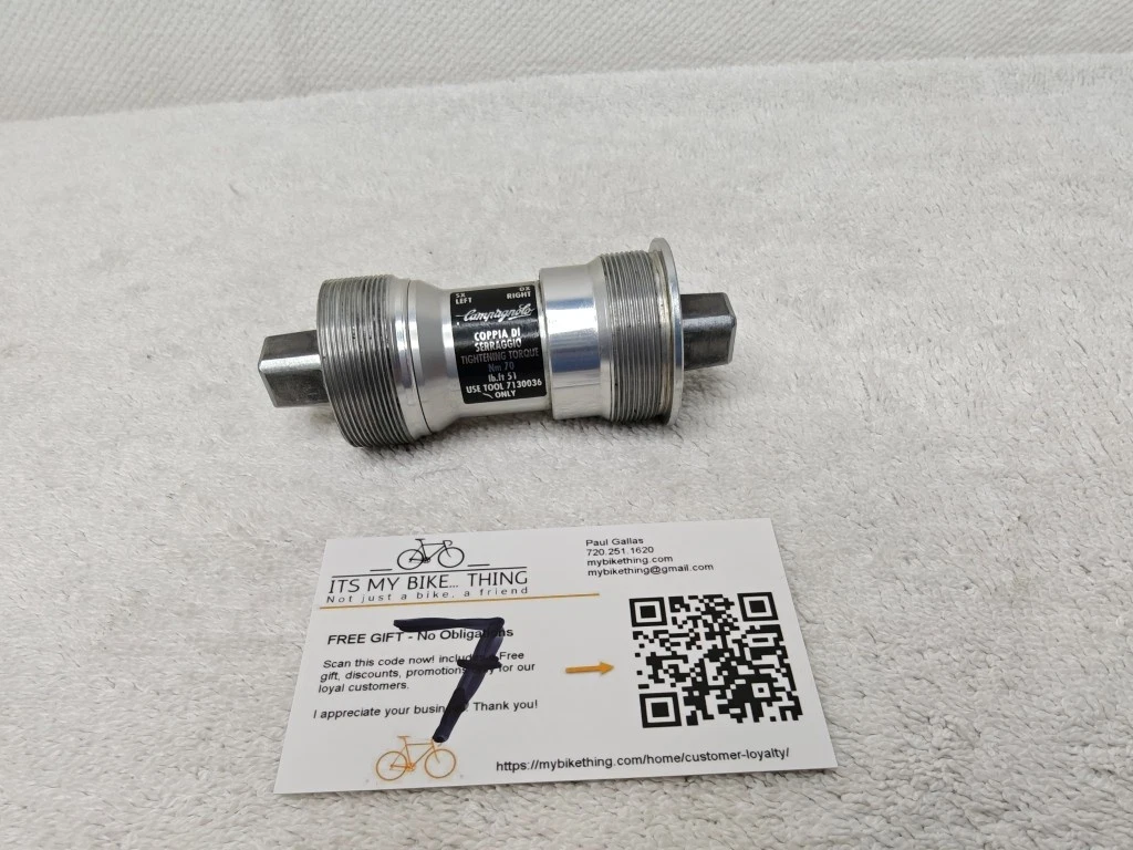 CAMPAGNOLO 102mm Square Taper Bottom Bracket Carbon - Record CAMPAGNOLO 102mm Square Taper Bottom Bracket Carbon - Record