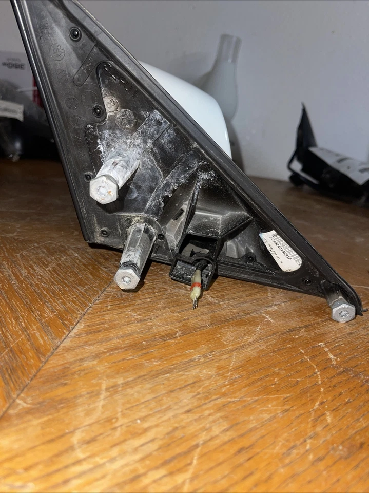 Espejo retrovisor lateral izquierdo BMW 750li 2010. blanco. calefacción Foto 4 de 4