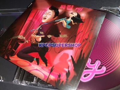 PSY 4th Album Ssajib Autographed Signed CD Booklet Great Promo