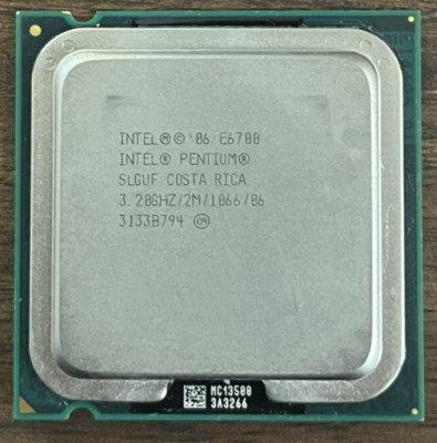  Intel Pentium CPU E6700 - 3,20GHz SLGUF Sockel LGA775 Prozessor CPU 