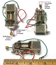 1pc TRADESHIP 1/24 1/32 Slot Car Train Toy MOTOR Bell End 3/32 Shaft HighQuality