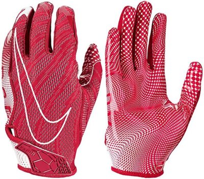 Nike Men's Vapor Kit 3.0 Football Gloves Red/White Size- 2XL Nike Men's Vapor Kit 3.0 Football Gloves Red/White Size- 2XL